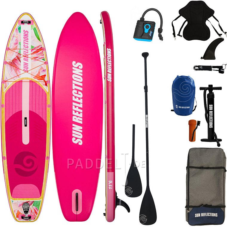 SUP SUN REFLECTIONS L 11'6'' COMBO Soft blush - aufblasbares Stand Up Paddle Board