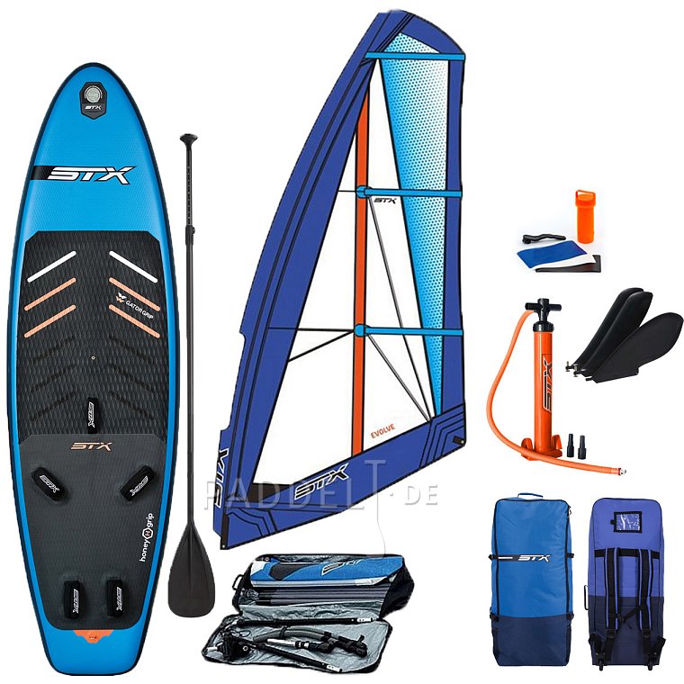 STX iWindsurf WS 280 incl. EVOLVE RIG compact - aufblasbares Windsurfboard