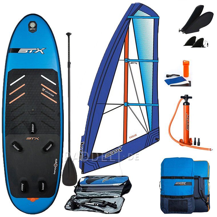 STX iWindsurf WS 285 incl. EVOLVE RIG compact - aufblasbares Windsurfboard