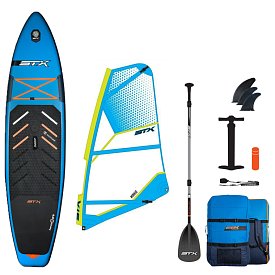SUP STX WindSUP Hybrid Cruiser Family 11'2 TEAL/ORANGE incl. Segel - aufblasbar