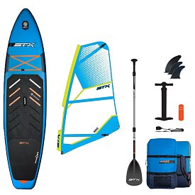 SUP STX WindSUP Hybrid Cruiser Family 11'2 TEAL/ORANGE incl. Segel - aufblasbar