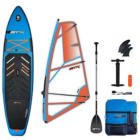 SUP STX WindSUP Hybrid Cruiser Family 11'2 TEAL/ORANGE incl. Segel - aufblasbar