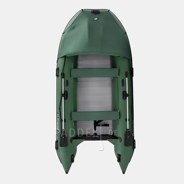 Schlauchboot GLADIATOR ACTIVE C370AL green mit Aluminiumboden