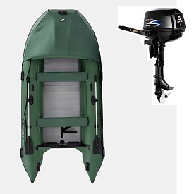 Schlauchboot GLADIATOR ACTIVE C370AL green mit Aluminiumboden