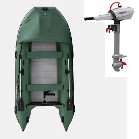 Schlauchboot GLADIATOR ACTIVE C370AL green mit Aluminiumboden
