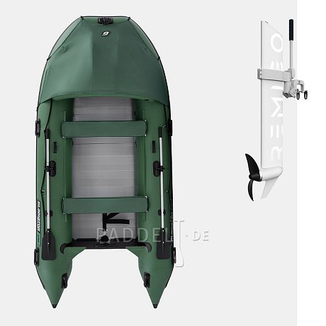 Schlauchboot GLADIATOR ACTIVE C370AL green mit Aluminiumboden