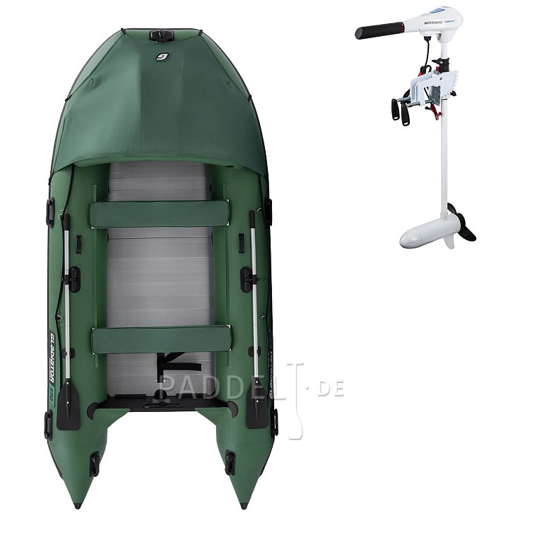 Schlauchboot GLADIATOR ACTIVE C370AL green mit Aluminiumboden