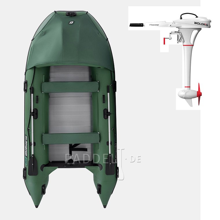 Schlauchboot GLADIATOR ACTIVE C370AL green mit Aluminiumboden