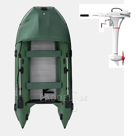 Schlauchboot GLADIATOR ACTIVE C370AL green mit Aluminiumboden