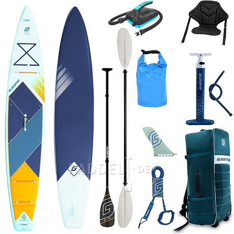 SUP GLADIATOR ELITE 14' Touring mit Carbon-Paddel 2026 - aufblasbares Stand Up Paddle Board