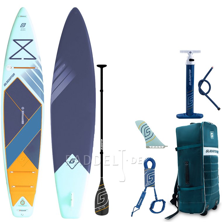 SUP GLADIATOR ELITE 12'6'' Touring mit Carbon Paddel 2026 - aufblasbares Stand Up Paddle Board