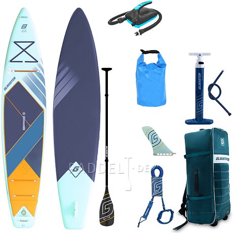 SUP GLADIATOR ELITE 12'6'' Touring mit Carbon Paddel 2026 - aufblasbares Stand Up Paddle Board
