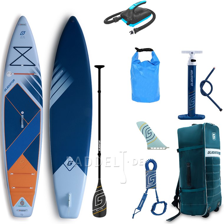 SUP GLADIATOR ELITE 12'6'' Touring mit Carbon Paddel 2026 - aufblasbares Stand Up Paddle Board