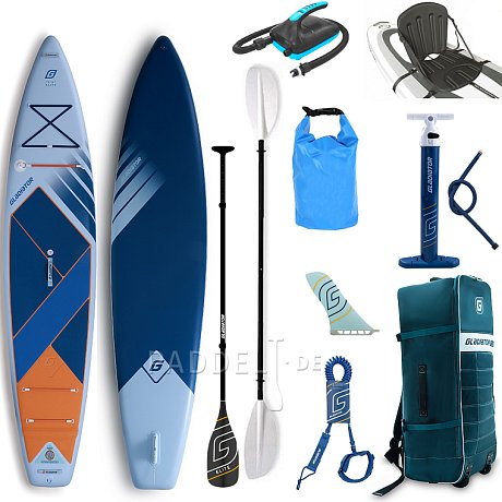 SUP GLADIATOR ELITE 12'6'' Touring mit Carbon Paddel 2026 - aufblasbares Stand Up Paddle Board