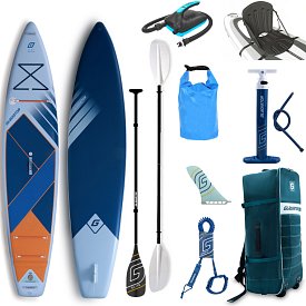 SUP GLADIATOR ELITE 12'6'' Touring mit Carbon Paddel 2026 - aufblasbares Stand Up Paddle Board