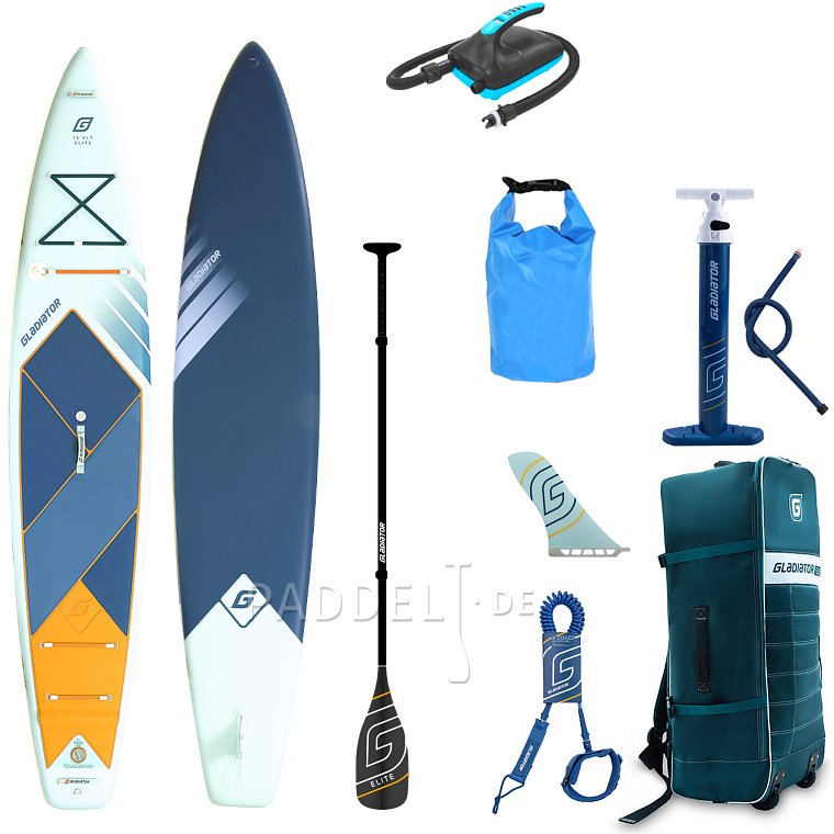 SUP GLADIATOR ELITE 12'6'' Light mit Carbon Paddel 2026 - aufblasbares Stand Up Paddle Board