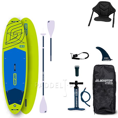 SUP GLADIATOR ONE 10'8'' Allround Lime - aufblasbares Stand Up Paddle Board