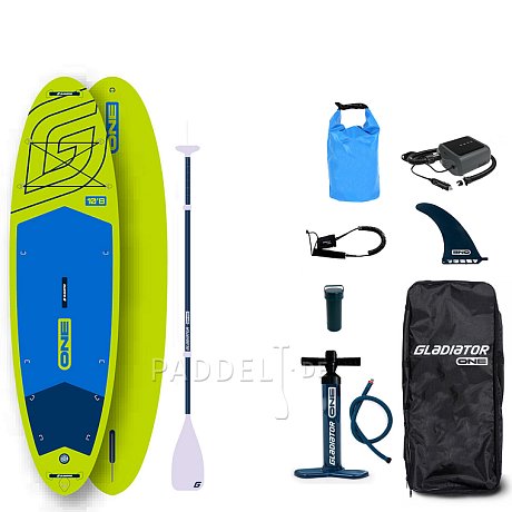 SUP GLADIATOR ONE 10'8'' Allround Lime - aufblasbares Stand Up Paddle Board