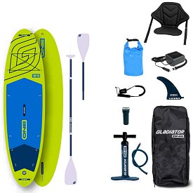 SUP GLADIATOR ONE 10'8'' Allround Lime - aufblasbares Stand Up Paddle Board