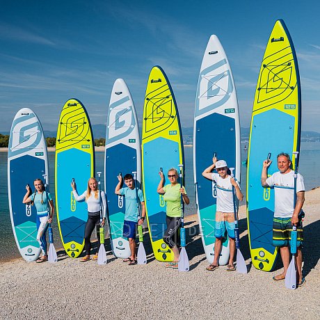 SUP GLADIATOR ONE 11'6'' Lime - aufblasbares Stand Up Paddle Board