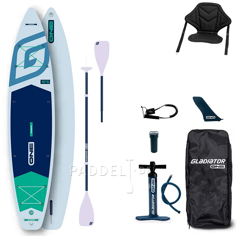 SUP GLADIATOR ONE 12'6'' White - aufblasbares Stand Up Paddle Board
