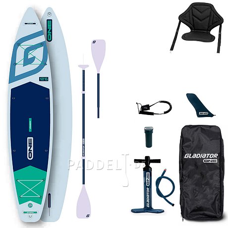 SUP GLADIATOR ONE 12'6'' White - aufblasbares Stand Up Paddle Board