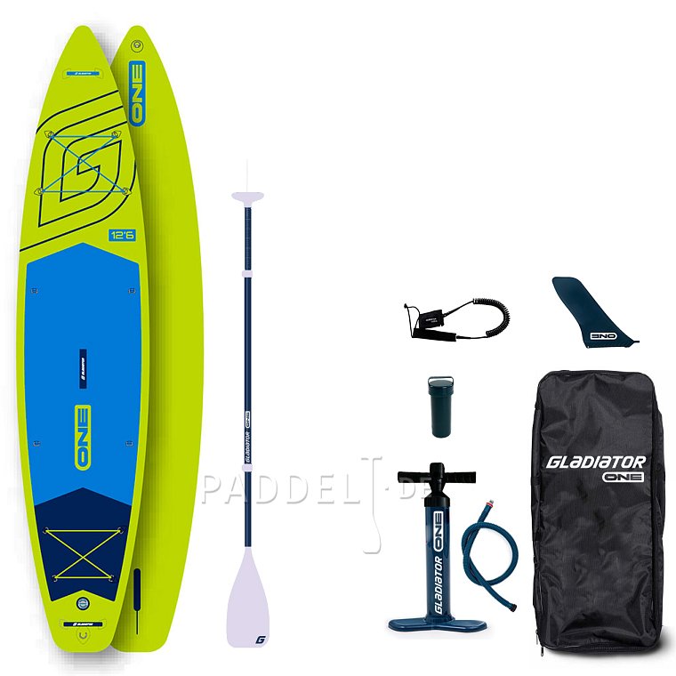 SUP GLADIATOR ONE 12'6'' Lime - aufblasbares Stand Up Paddle Board