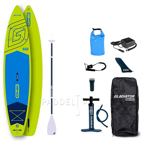 SUP GLADIATOR ONE 12'6'' Lime - aufblasbares Stand Up Paddle Board
