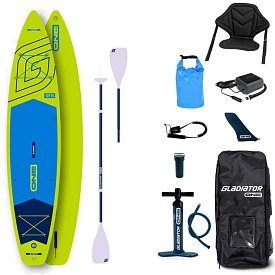 SUP GLADIATOR ONE 12'6'' Lime - aufblasbares Stand Up Paddle Board