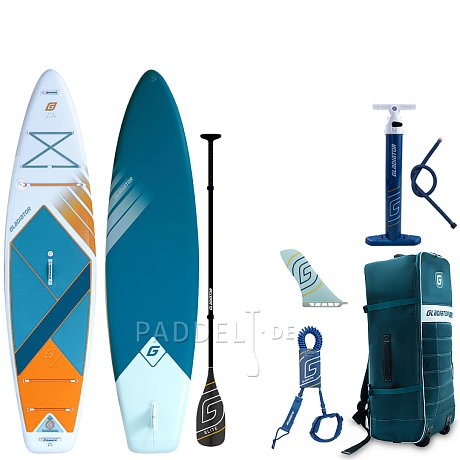 SUP GLADIATOR ELITE 11'6'' Touring mit Carbon Paddel 2026 - aufblasbares Stand Up Paddle Board