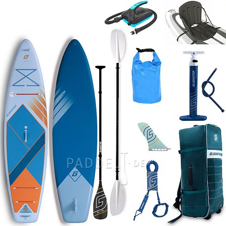SUP GLADIATOR ELITE 11'6'' Touring mit Carbon Paddel 2026 - aufblasbares Stand Up Paddle Board