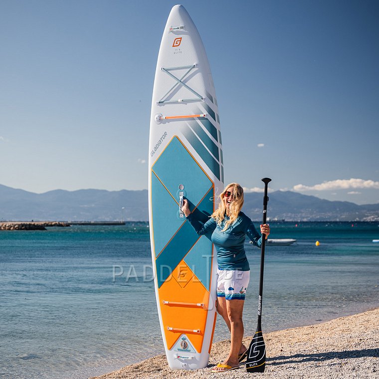SUP GLADIATOR ELITE 11'4'' mit Carbon Paddel 2026 - aufblasbares Stand Up Paddle Board