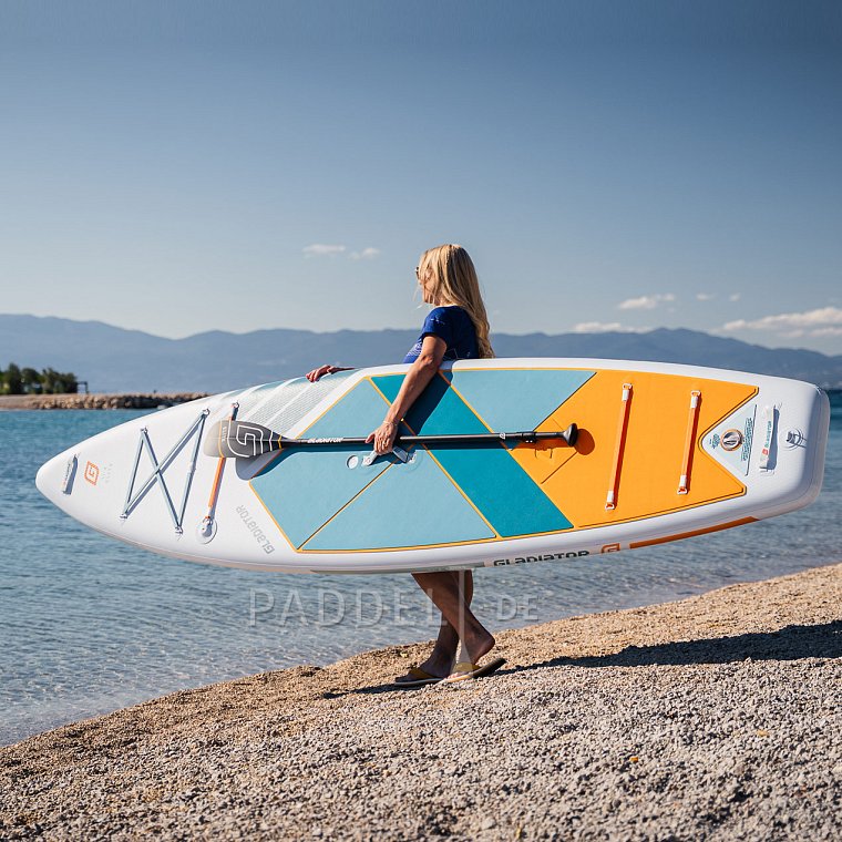 SUP GLADIATOR ELITE 11'4'' mit Carbon Paddel 2026 - aufblasbares Stand Up Paddle Boardí
