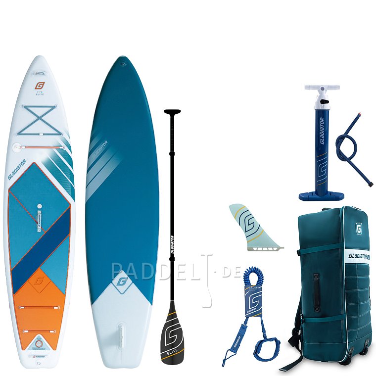 SUP GLADIATOR ELITE 11'4'' mit Carbon Paddel 2026 - aufblasbares Stand Up Paddle Board