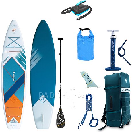 SUP GLADIATOR ELITE 11'4'' mit Carbon Paddel 2026 - aufblasbares Stand Up Paddle Board