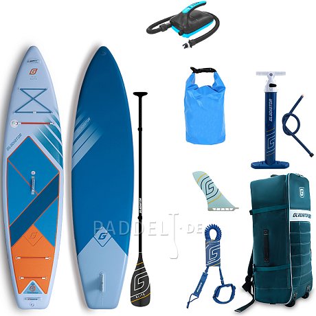 SUP GLADIATOR ELITE 11'4'' mit Carbon Paddel 2026 - aufblasbares Stand Up Paddle Board