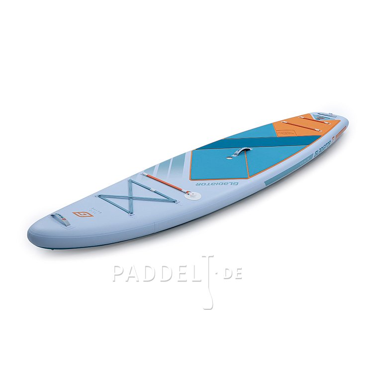 SUP GLADIATOR ELITE 11'2'' mit Carbon Paddel - aufblasbares Stand Up Paddle Board