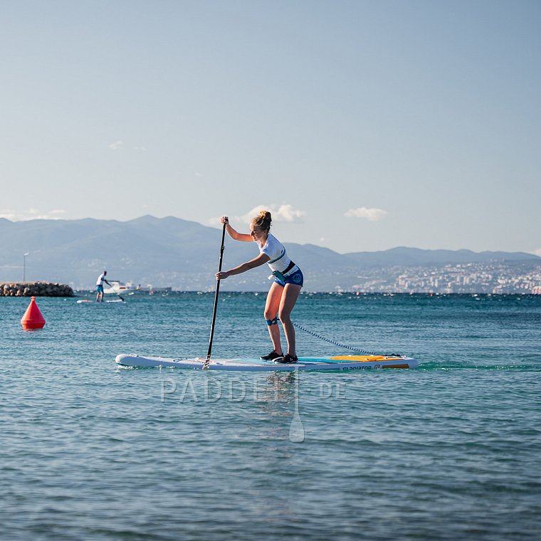 SUP GLADIATOR ELITE 11'2'' mit Carbon Paddel - aufblasbares Stand Up Paddle Board