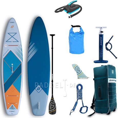 SUP GLADIATOR ELITE 11'2'' mit Carbon Paddel 2026 - aufblasbares Stand Up Paddle Board