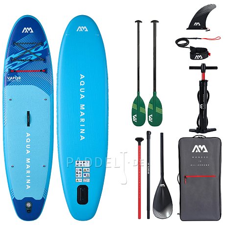 SUP AQUA MARINA VAPOR 10'4 Aqua Splash 2026 - aufblasbares Stand Up Paddle Board