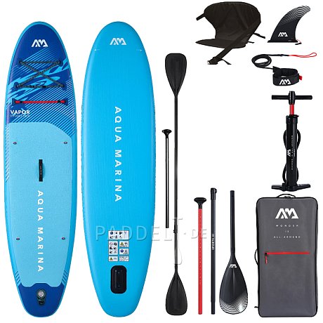 SUP AQUA MARINA VAPOR 10'4 Aqua Splash 2026 - aufblasbares Stand Up Paddle Board
