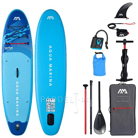 SUP AQUA MARINA VAPOR 10'4 Aqua Splash 2026 - aufblasbares Stand Up Paddle Board