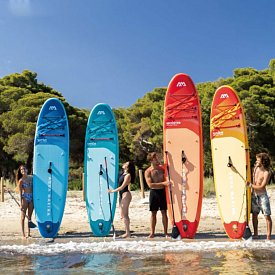 SUP AQUA MARINA BREEZE 9'10 Silver Tree 2026 - aufblasbares Stand Up Paddle Board