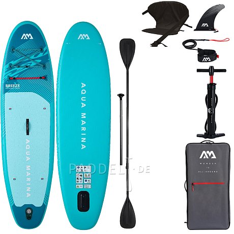 SUP AQUA MARINA BREEZE 9'10 Silver Tree 2026 - aufblasbares Stand Up Paddle Board