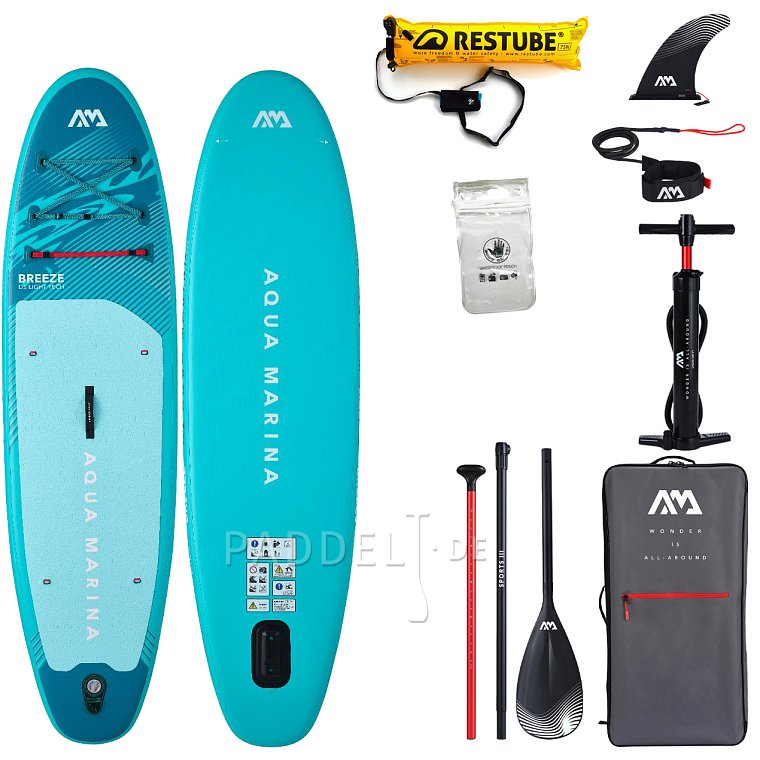 SUP AQUA MARINA BREEZE 9'10 Silver Tree 2026 - aufblasbares Stand Up Paddle Board