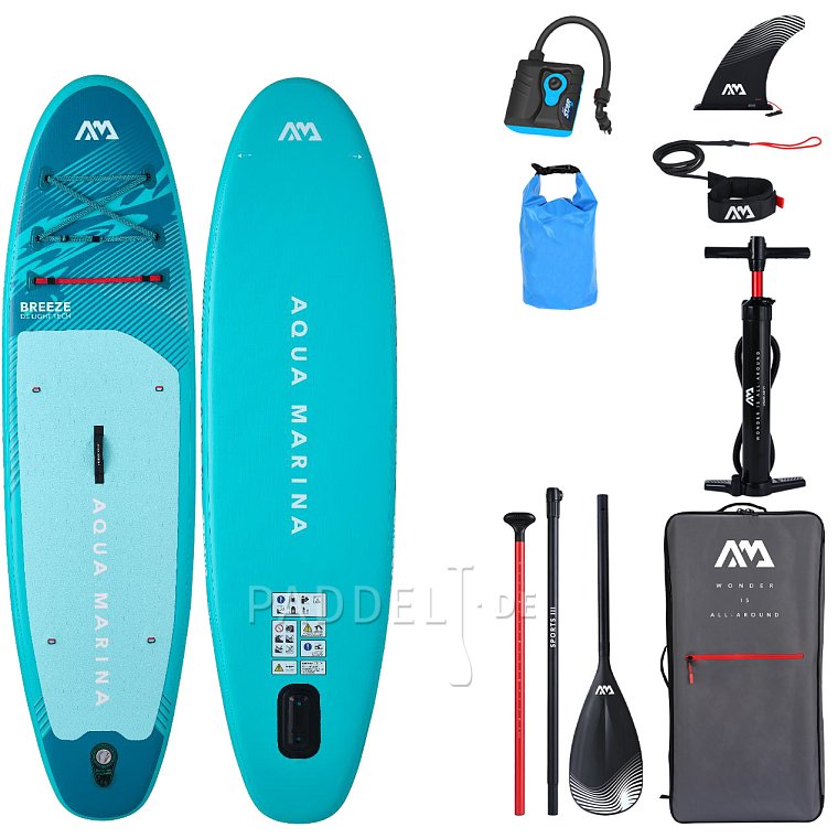 SUP AQUA MARINA BREEZE 9'10 Silver Tree 2026 - aufblasbares Stand Up Paddle Board