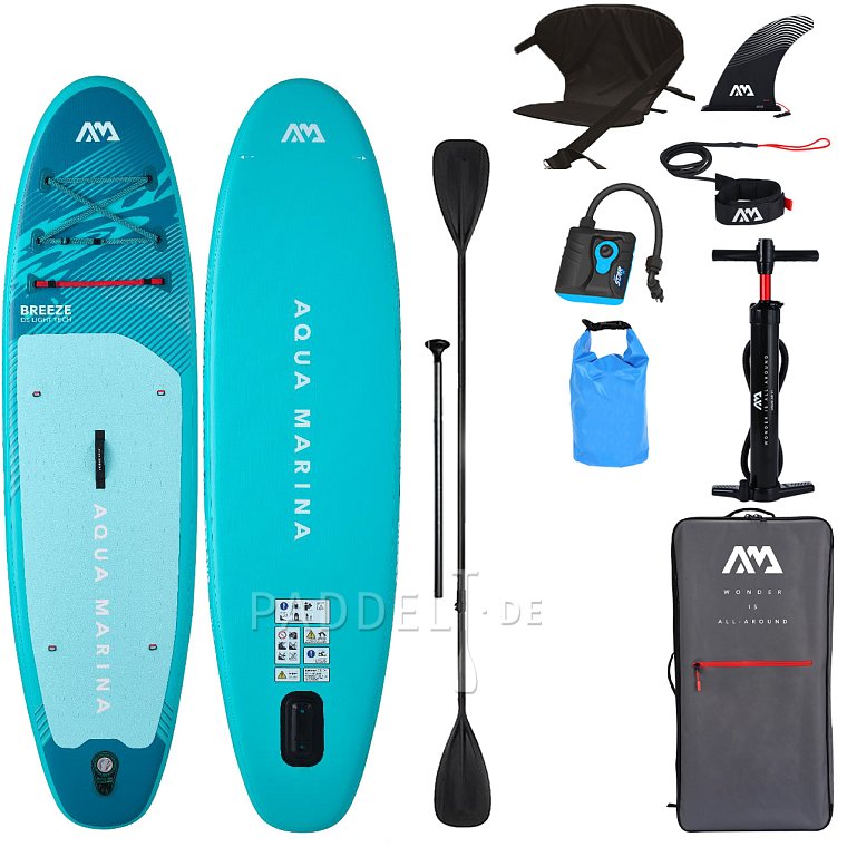 SUP AQUA MARINA BREEZE 9'10 Silver Tree 2026 - aufblasbares Stand Up Paddle Board