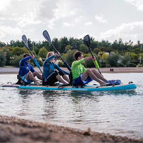 SUP SUN REFLECTIONS MULTI 13'6'' MINICOMBO Ocean mirage - aufblasbares Stand Up Paddle Board