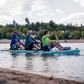 SUP SUN REFLECTIONS MULTI 13'6'' MINICOMBO Ocean mirage - aufblasbares Stand Up Paddle Board