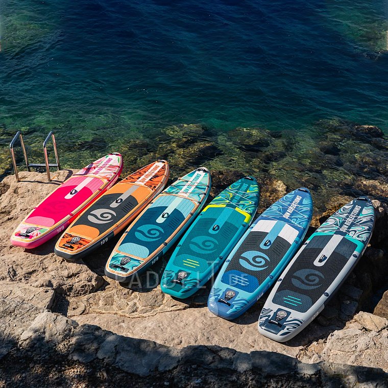 SUP SUN REFLECTIONS MULTI 12'4'' MINICOMBO Emerald drift - aufblasbares Stand Up Paddle Board